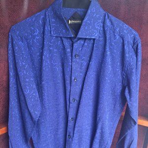 Ultra Psych paisley mens large shirt by Bespoke L